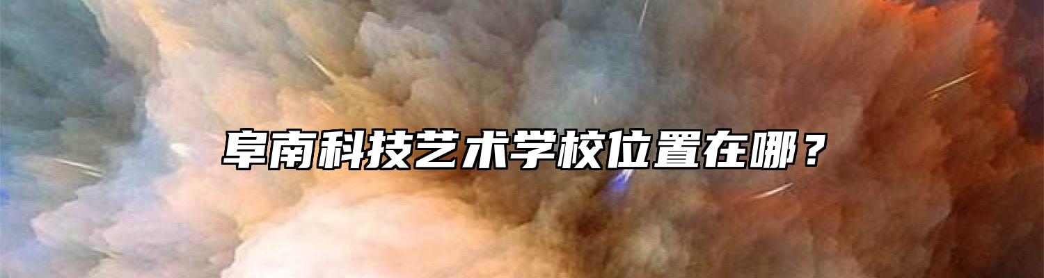 阜南科技艺术学校位置在哪？