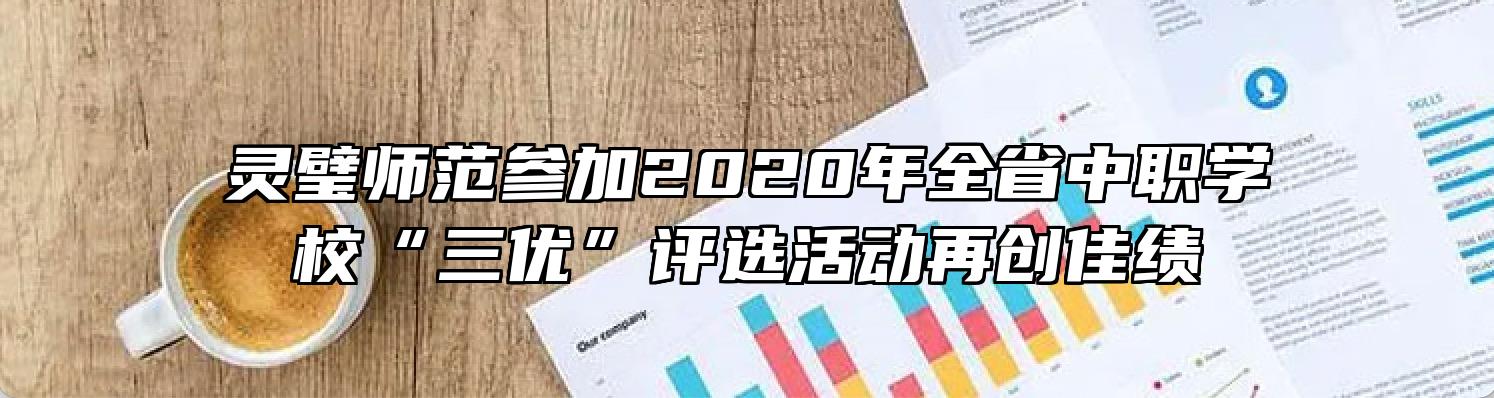 灵璧师范参加2020年全省中职学校“三优”评选活动再创佳绩