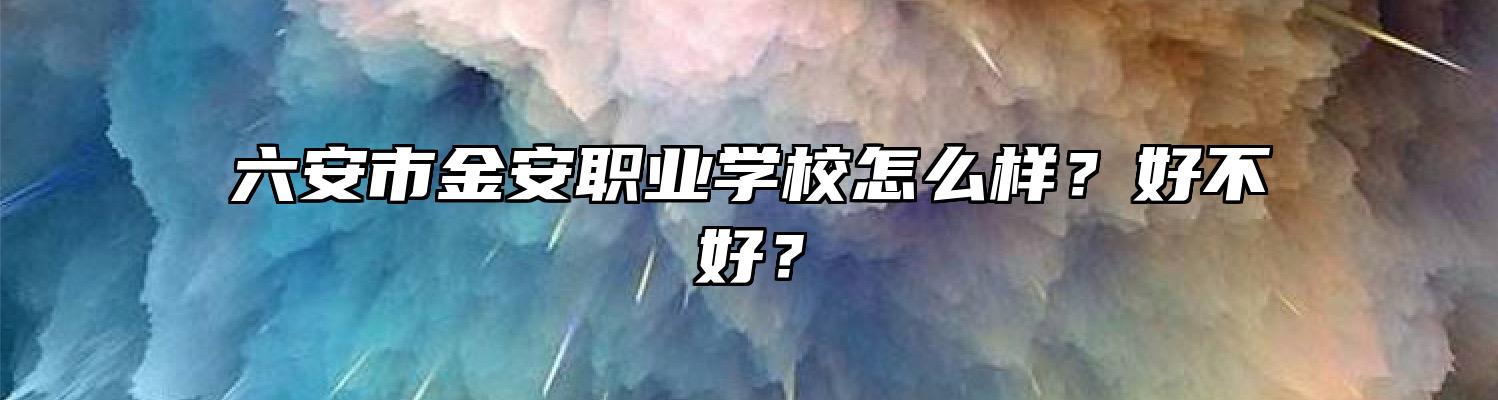 六安市金安职业学校怎么样？好不好？