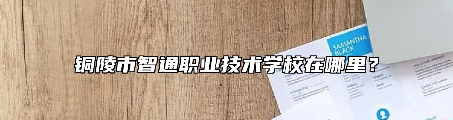 铜陵市智通职业技术学校在哪里？