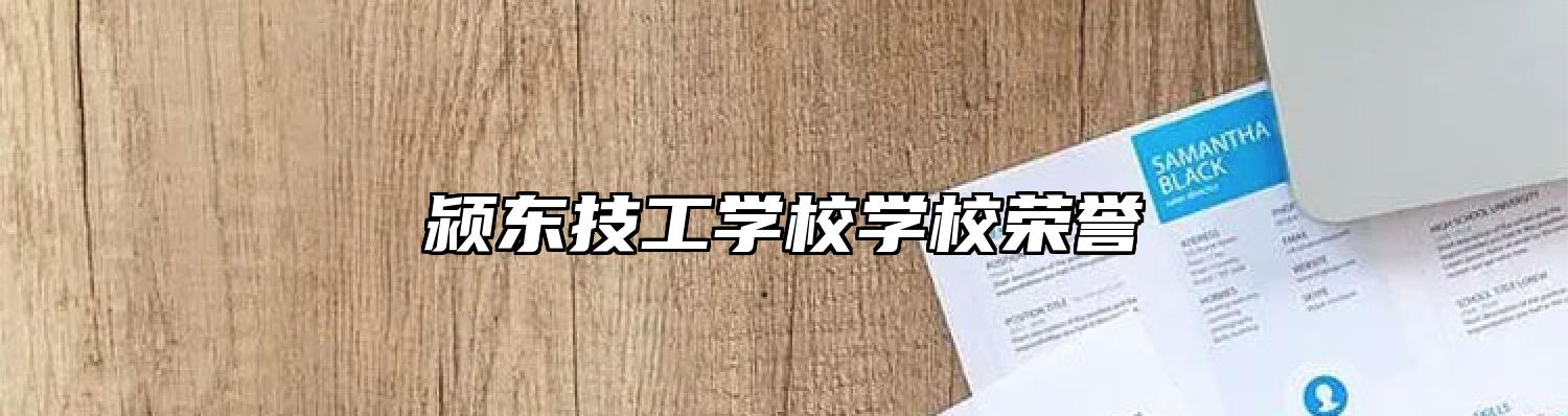 颍东技工学校学校荣誉