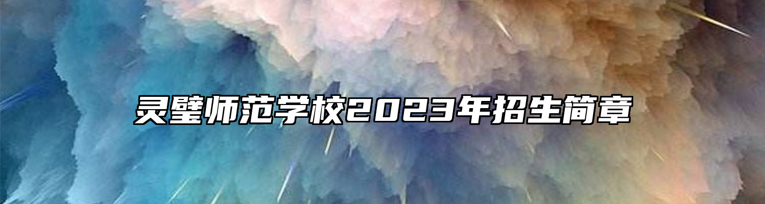 灵璧师范学校2023年招生简章