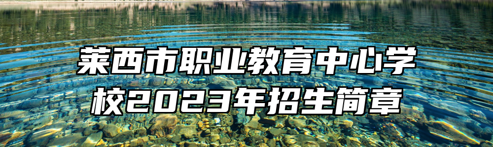 莱西市职业教育中心学校2023年招生简章