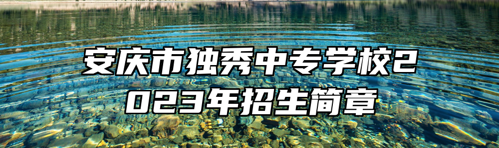 安庆市独秀中专学校2023年招生简章