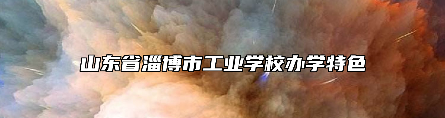 山东省淄博市工业学校办学特色