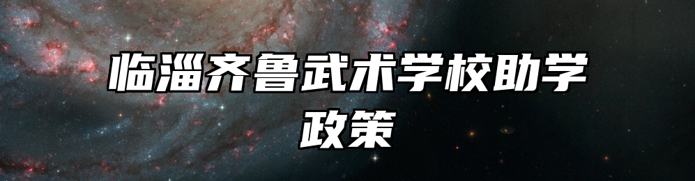 临淄齐鲁武术学校助学政策