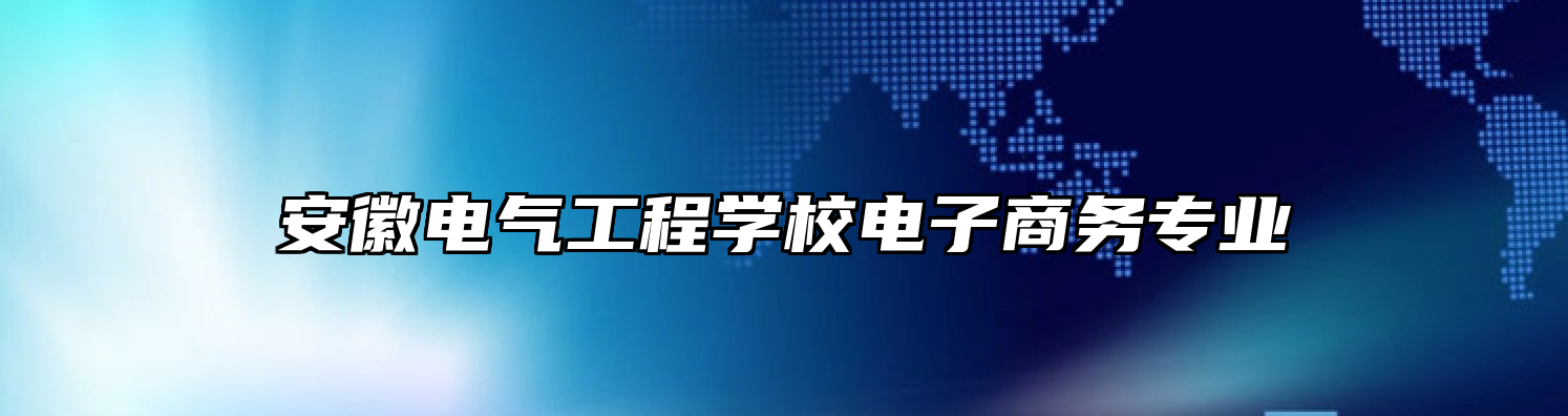 安徽电气工程学校电子商务专业