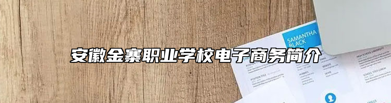 安徽金寨职业学校电子商务简介