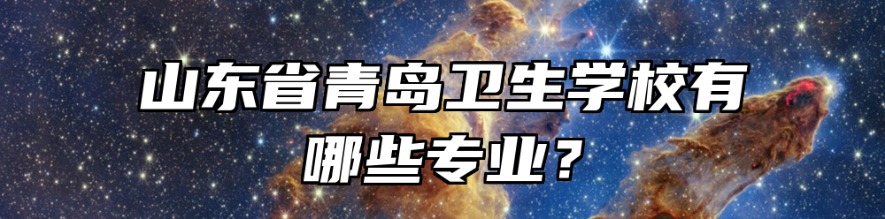 山东省青岛卫生学校有哪些专业？