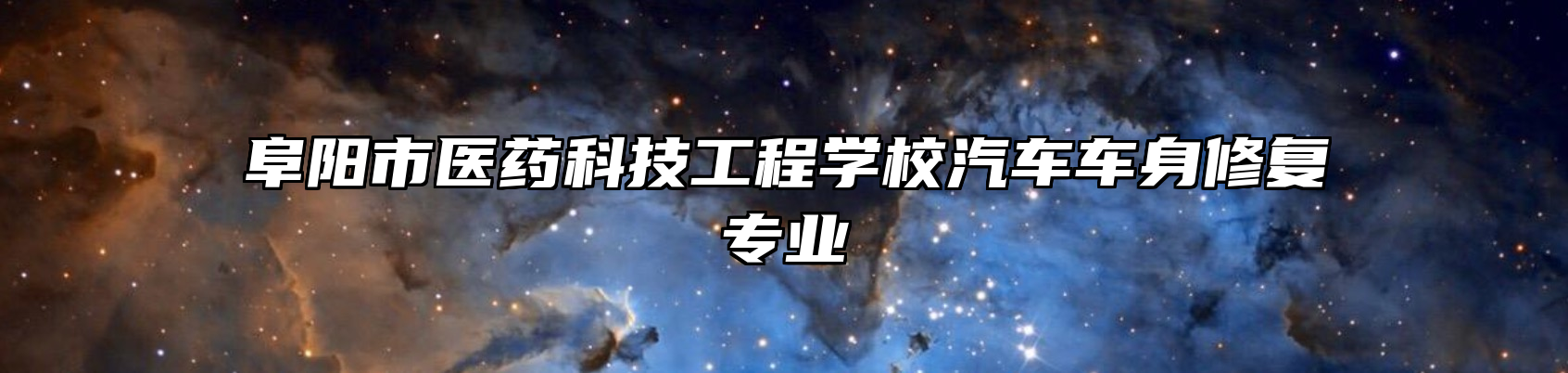 阜阳市医药科技工程学校汽车车身修复专业