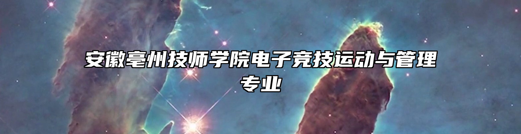 安徽亳州技师学院电子竞技运动与管理专业