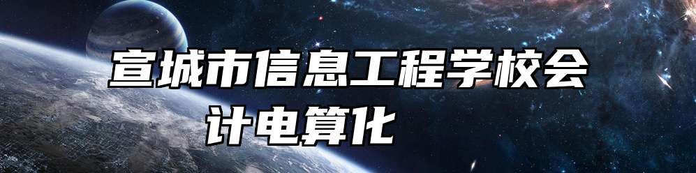 宣城市信息工程学校会计电算化   