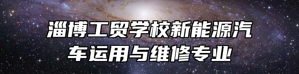 淄博工贸学校新能源汽车运用与维修专业