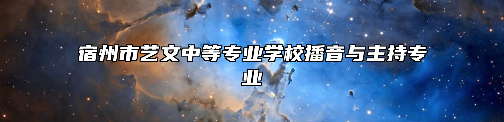 宿州市艺文中等专业学校播音与主持专业