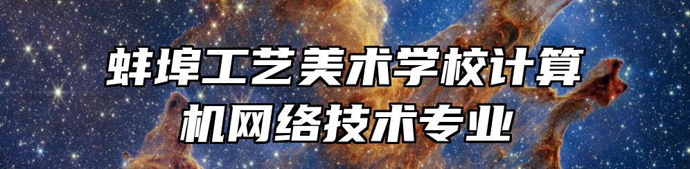 蚌埠工艺美术学校计算机网络技术专业