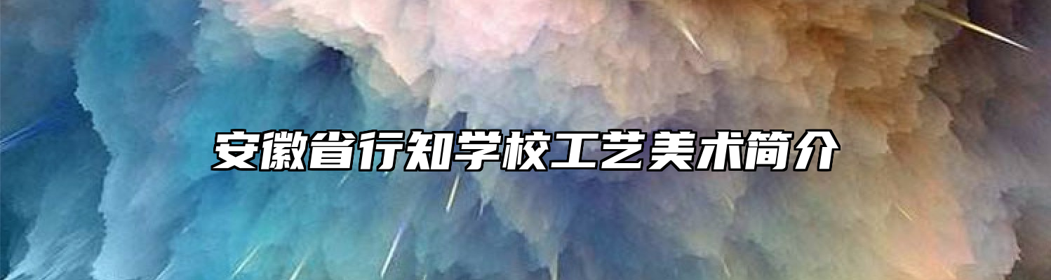 安徽省行知学校工艺美术简介