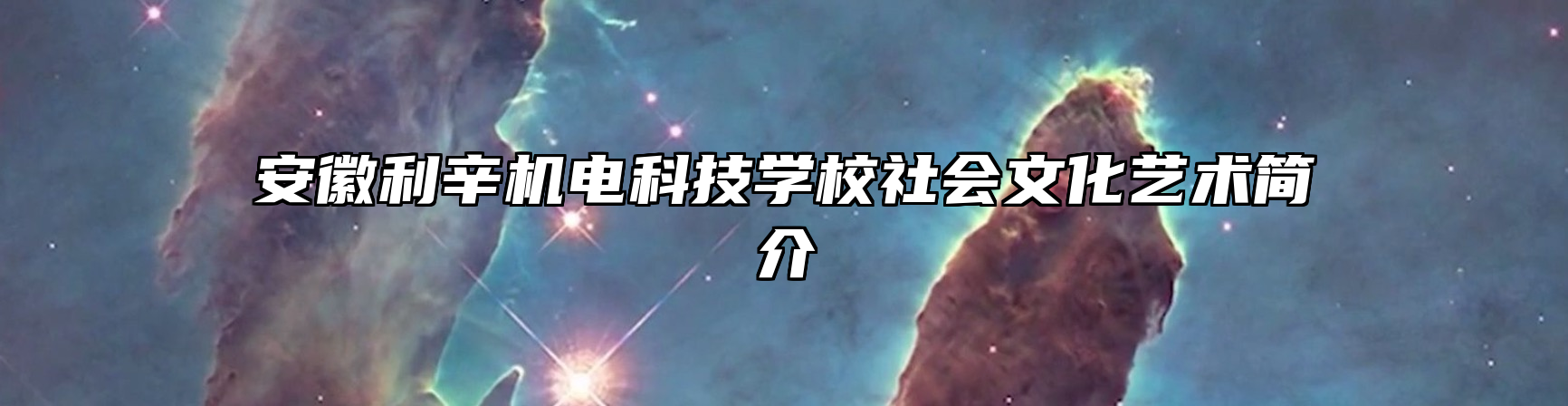 安徽利辛机电科技学校社会文化艺术简介