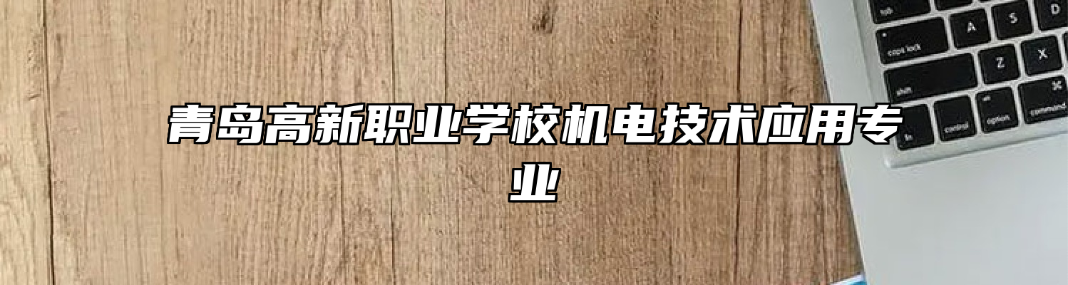 青岛高新职业学校机电技术应用专业
