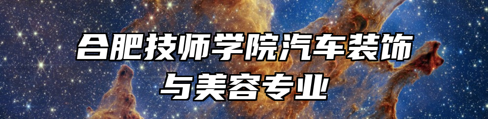 合肥技师学院汽车装饰与美容专业