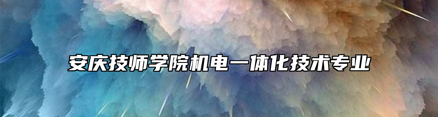 安庆技师学院机电一体化技术专业