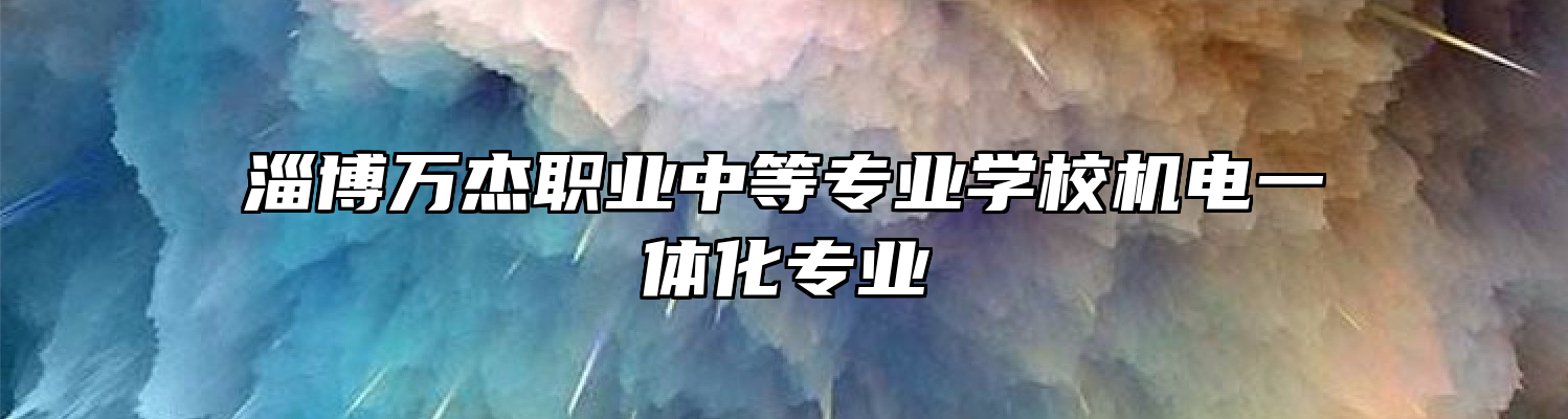 淄博万杰职业中等专业学校机电一体化专业
