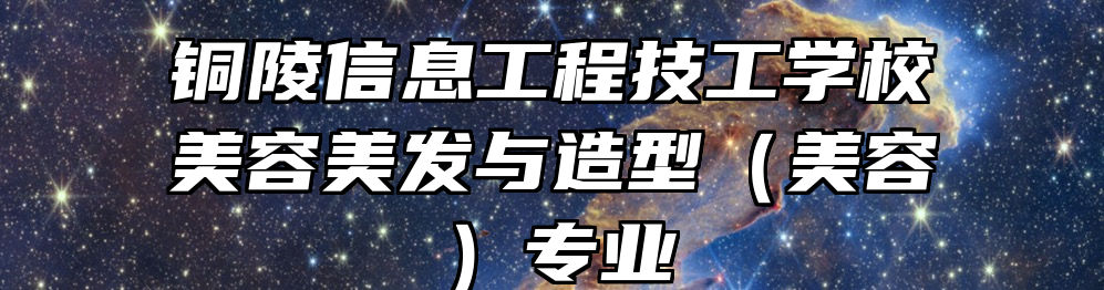 铜陵信息工程技工学校美容美发与造型（美容）专业
