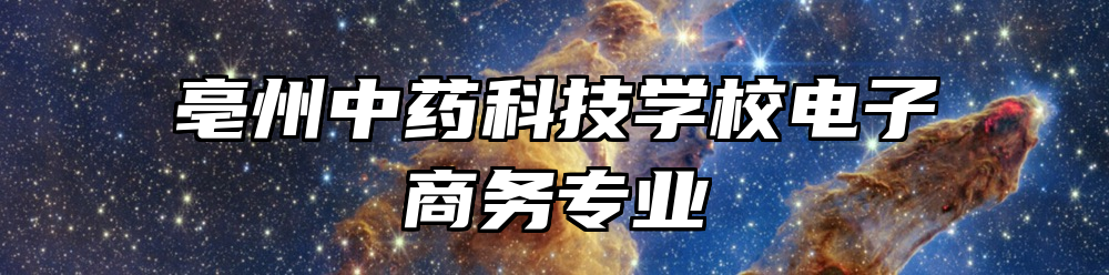 亳州中药科技学校电子商务专业