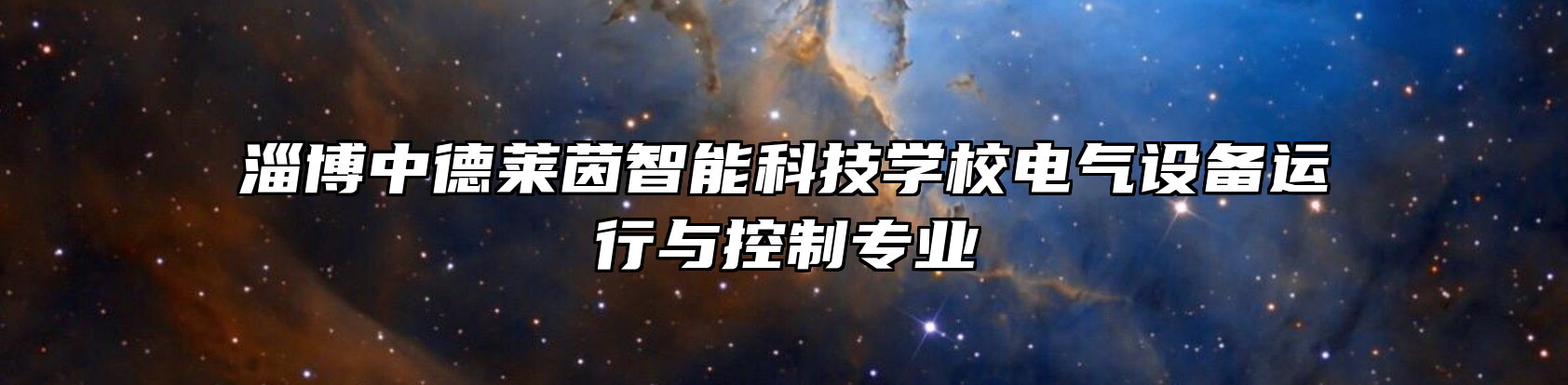 淄博中德莱茵智能科技学校电气设备运行与控制专业