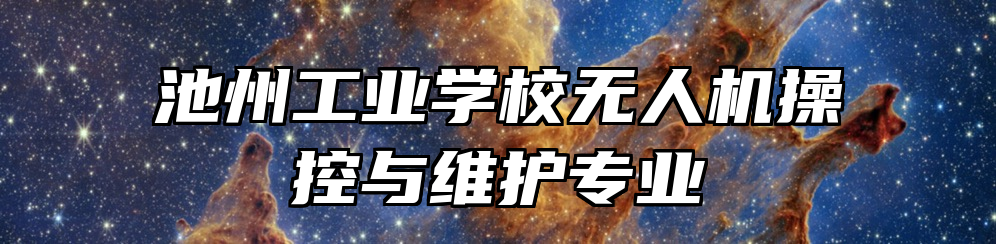 池州工业学校无人机操控与维护专业