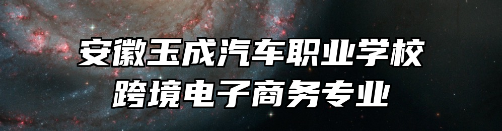 安徽玉成汽车职业学校跨境电子商务专业