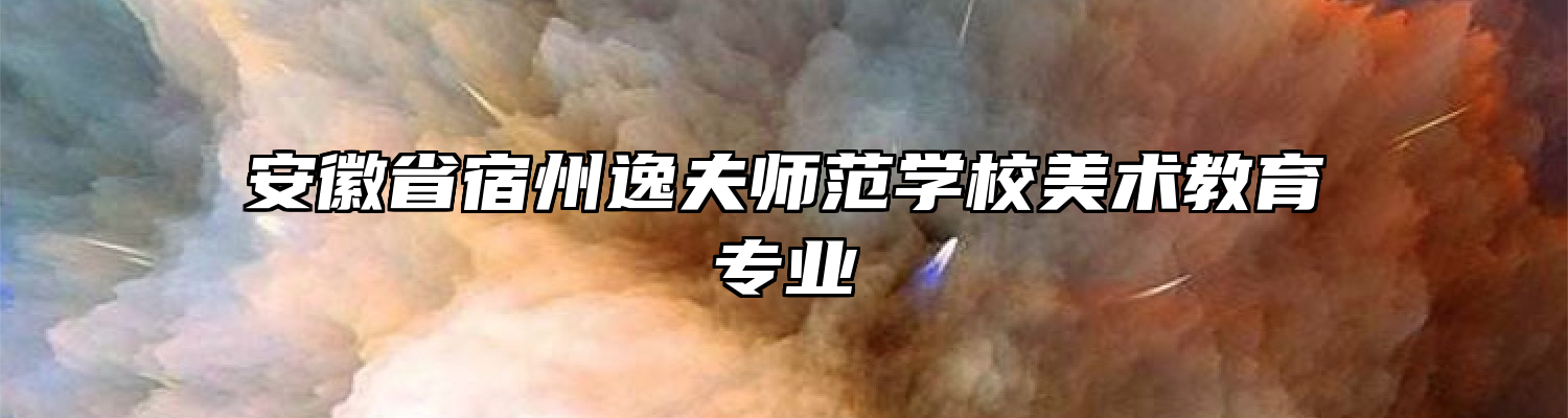 安徽省宿州逸夫师范学校美术教育专业