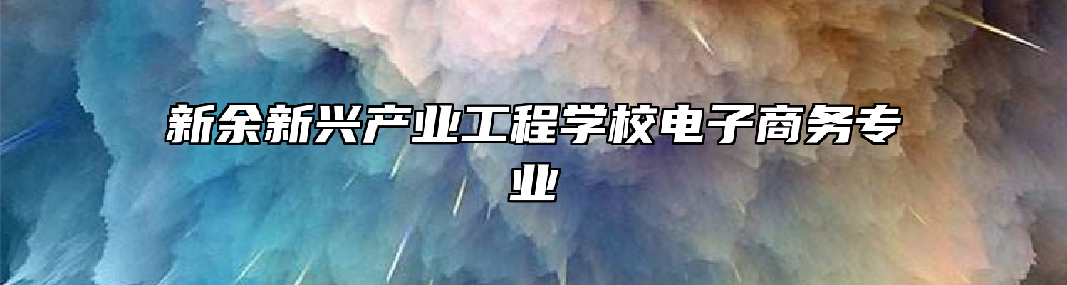 新余新兴产业工程学校电子商务专业