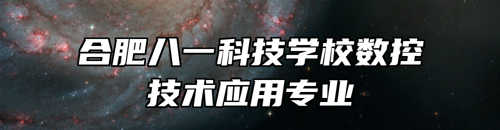 合肥八一科技学校数控技术应用专业