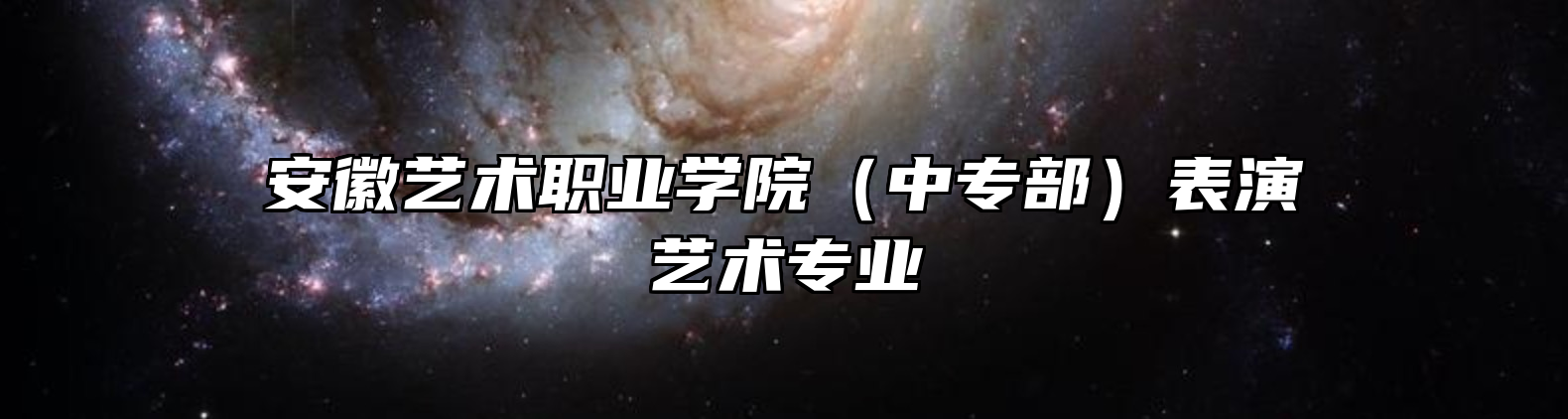 安徽艺术职业学院（中专部）表演艺术专业