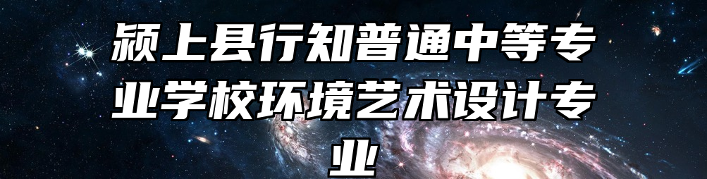 颍上县行知普通中等专业学校环境艺术设计专业