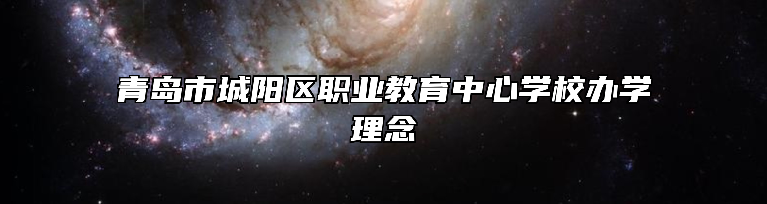 青岛市城阳区职业教育中心学校办学理念