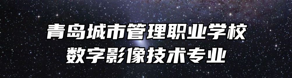 青岛城市管理职业学校数字影像技术专业