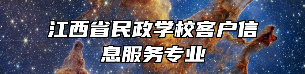 江西省民政学校客户信息服务专业