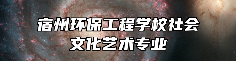 宿州环保工程学校社会文化艺术专业