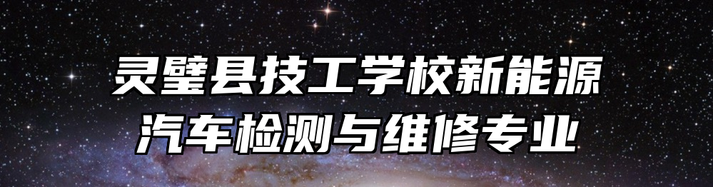 灵璧县技工学校新能源汽车检测与维修专业