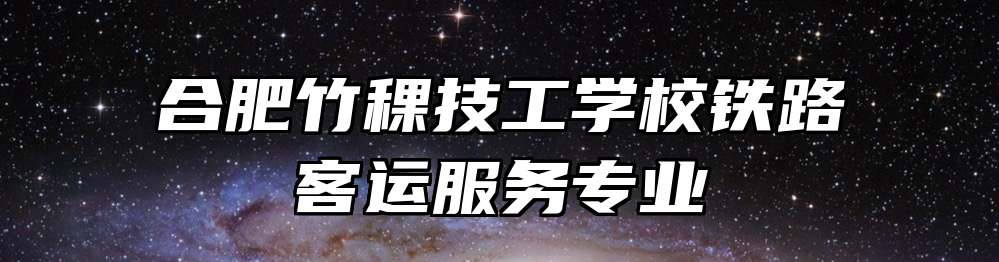 合肥竹稞技工学校铁路客运服务专业