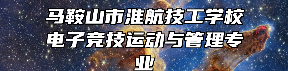 马鞍山市淮航技工学校电子竞技运动与管理专业