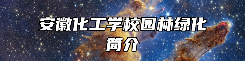 安徽化工学校园林绿化简介