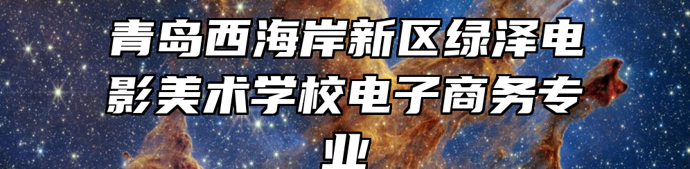 青岛西海岸新区绿泽电影美术学校电子商务专业