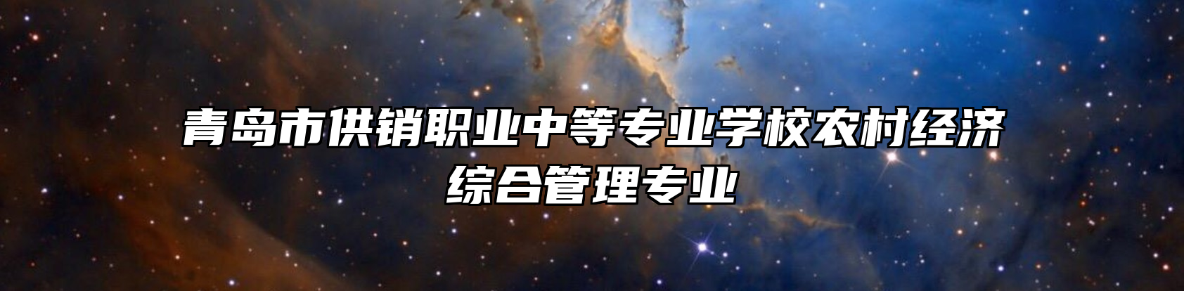 青岛市供销职业中等专业学校农村经济综合管理专业