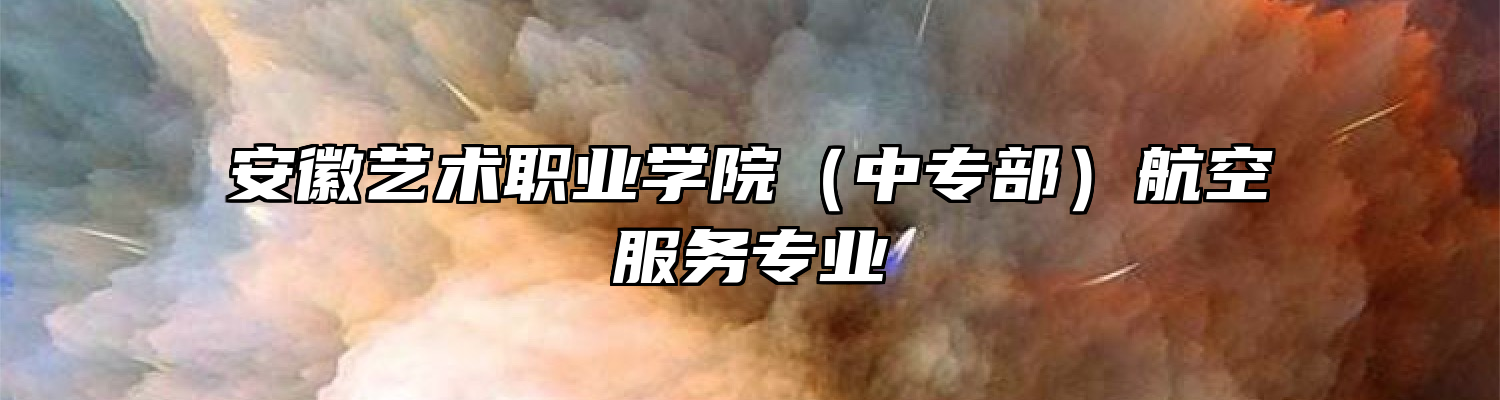 安徽艺术职业学院（中专部）航空服务专业