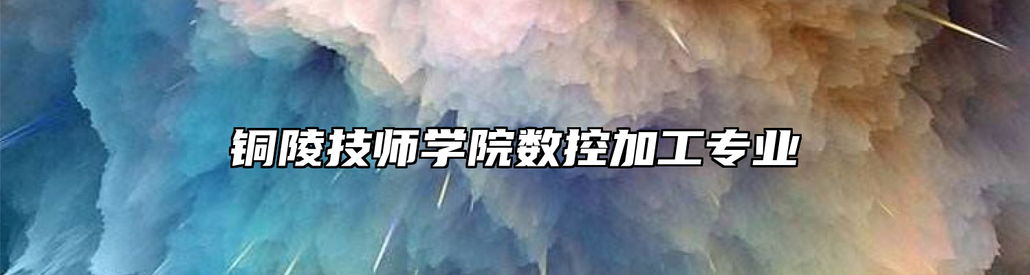 铜陵技师学院数控加工专业