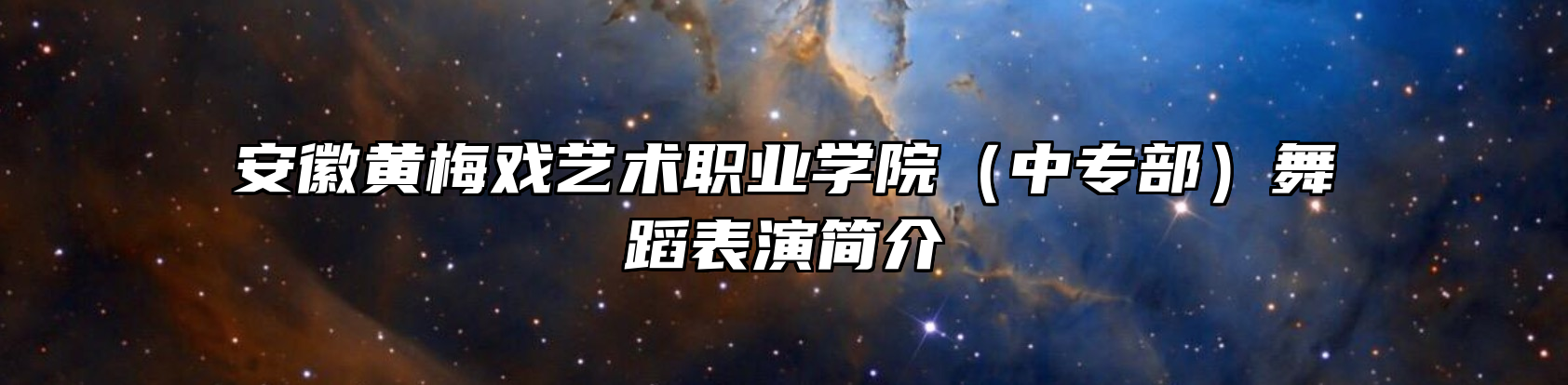 安徽黄梅戏艺术职业学院（中专部）舞蹈表演简介