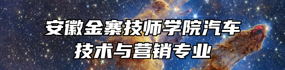 安徽金寨技师学院汽车技术与营销专业