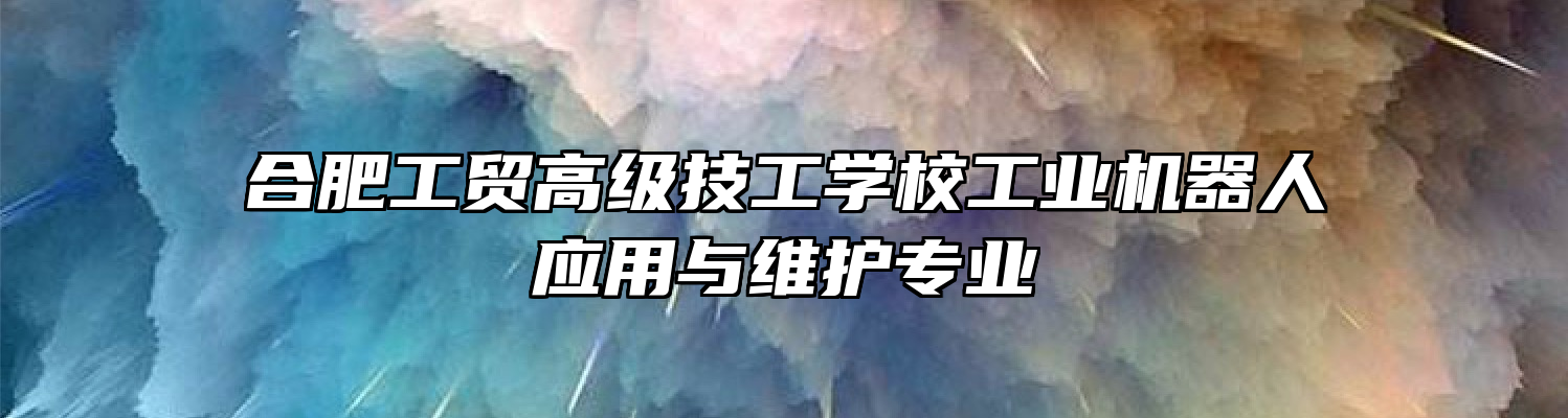 合肥工贸高级技工学校工业机器人应用与维护专业